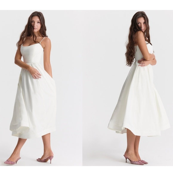 HOUSE OF CB 'Lolita' Ivory Corset Sundress white NWOT size XS - Picture 5 of 16